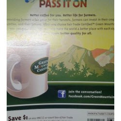 Green Mountain Coffee K-Cup coupon