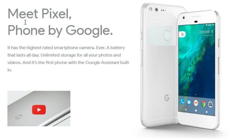 Meet Pixel, Phone by Google
