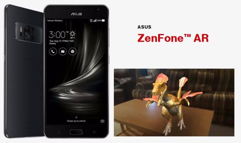 ASUS Zenfone AR with Dinosaurs Among Us app
