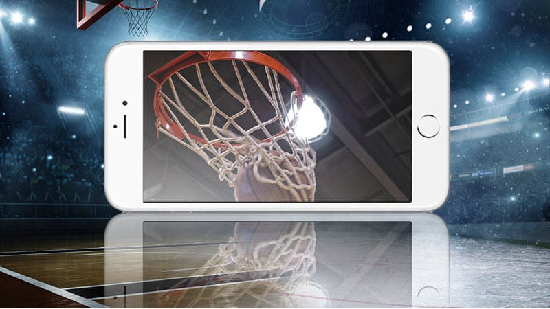 Basketball games on smartphone