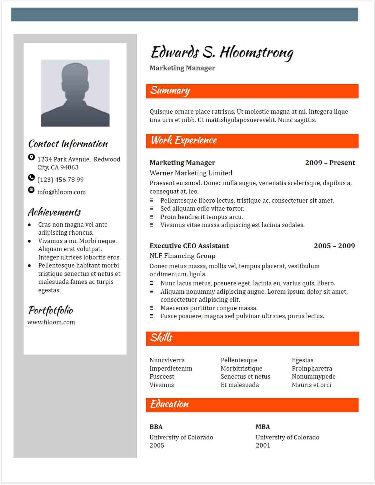 30 Google Docs Resume Templates [Downloadable PDFs]