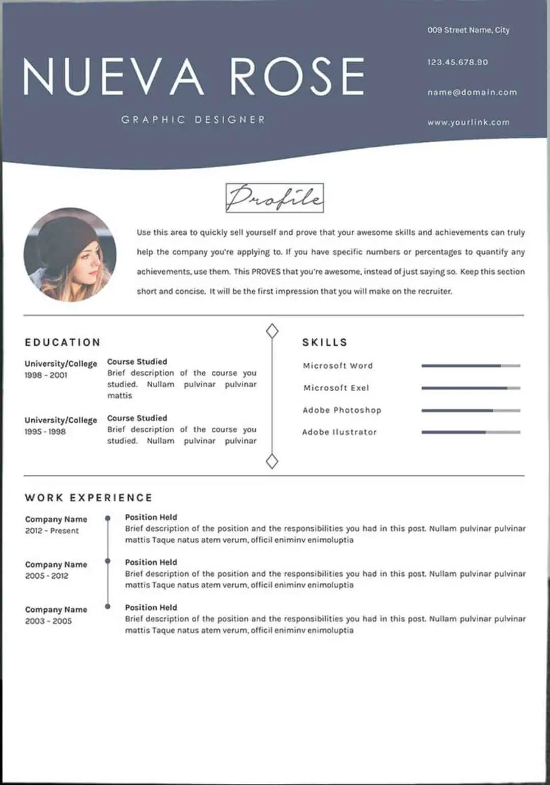 resume templates on docs
