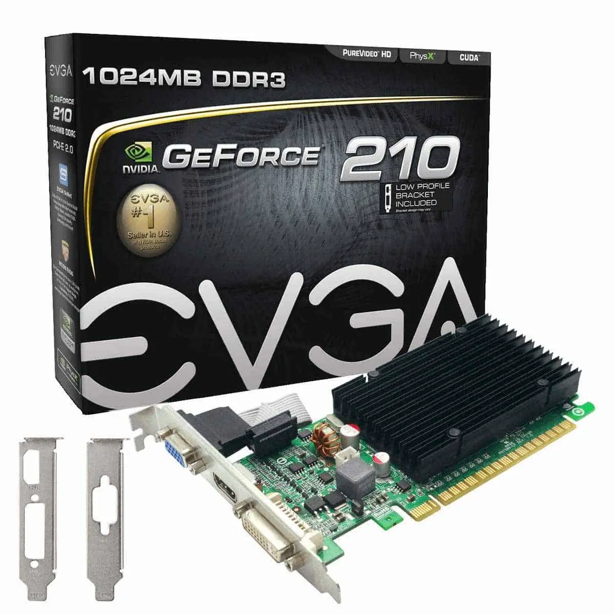 EVGA GeForce 210 Passive | Best Graphics Cards For Gaming