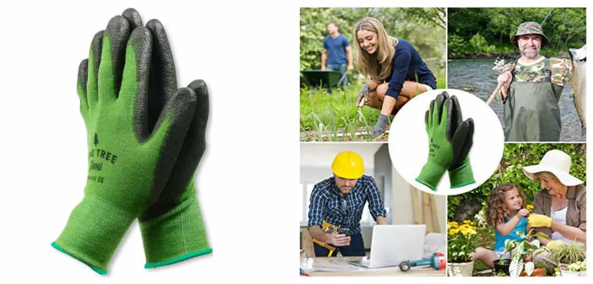 Pine Tree Tools Bamboo Working Gloves for Women and Men | Best Garden Tools And Gadgets Every Gardener Must Have